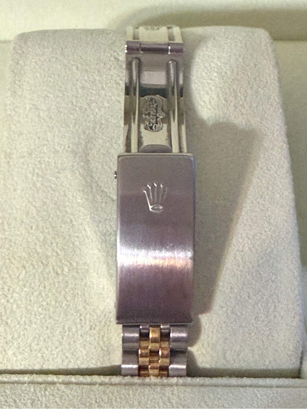 AUTHENTIC 24mm Rolex Oyster Perpetual  MotherPearl Dial Diamonds Jubilee watch - Picture 11 of 16